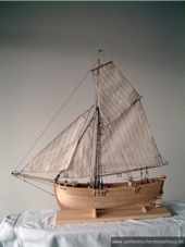 Holländische Fisch Sloop, ca 1870 - 30